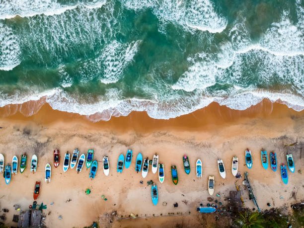 Tropical beach in Sri Lanka, Arugam Bay